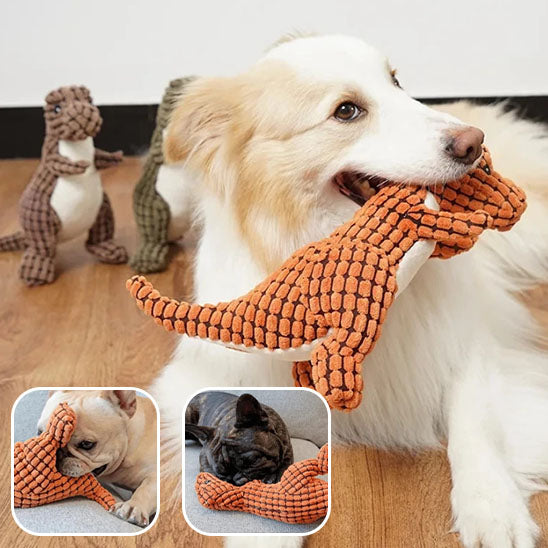 Jouet en peluche interactif pour chien en velours : Le compagnon idéal pour votre fidèle ami